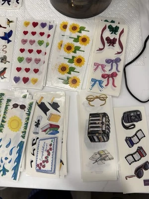 Odd Lot Of Over 100 Different Creative memories Studio Sticker Strips - Image 1 of 4