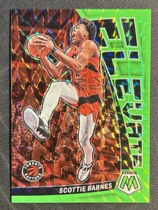2022-23 Mosaic Scottie Barnes Elevate Green Fluorescent Prizm /10 Raptors #15 - Picture 1 of 2