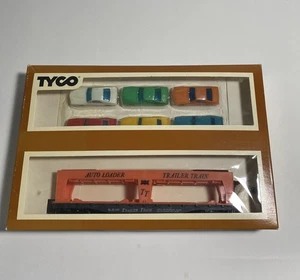 Tyco HO Scale Auto Loader With 6 Autos #349 NOS - Bild 1 von 4