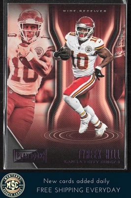 Tyreek Hill 2018 Panini Playbook #34 Kansas City Chiefs - Image 1 of 2