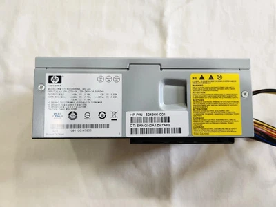 HP Pavillion Slimline  220 W 24 Pin TFX Desktop Power Supply HP P/N: 504966-001 - Image 1 of 4