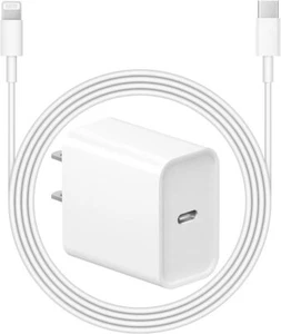 Original OEM iPhone 16 15 14 13 12 Pro Max Charging Cable 20W USB-C Wall Charger - Picture 1 of 17