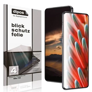 Blickschutzfolie für Wiko Y52 matt Schutzfolie Folie Display Schutz dipos - Zdjęcie 1 z 6