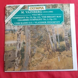 M. Vainberg Vol 8 FIRST RECORDING Symphony No 19 The Bright May FEDOSEYEV - Picture 1 of 4