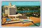 Miami FL-Florida, Eden Roc Hotel Cabana and Yacht Club, Vintage Postcard