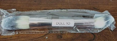 NUEVO MUÑECO 10 PINCEL ESCULPIDO DOBLE EXTREMO Mezclador Bronceador Rubor Acabado Polvo Foto 1 de 2