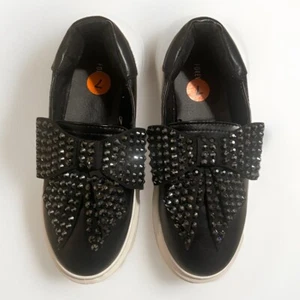 Forever 21 Studded Bow Shoes Sz7 - Picture 1 of 6