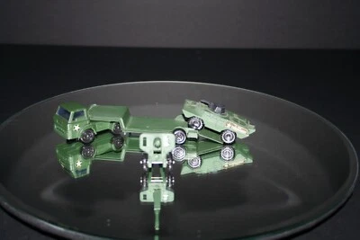 Vintage CORGI JUNIORS - Ford D Series Tractor Trailer w/Commando V100 & Cannon - Image 1 of 4