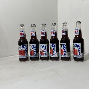 SHAQ ATTAQ PAQ Shaquille O'Neal  6 Pepsi Longneck Bottles BRAND NEW UNOPENED