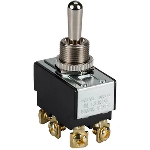 Heavy Duty Momentary Toggle Switch DPDT On-Off-On Bat Handle 30-050 - Picture 1 of 2