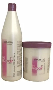 Salerm Hi Repair Shampoo 36 oz and HI Repair 😷34.4 OZ ( 2 Packs )