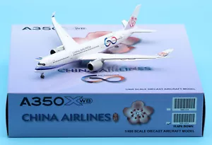 JC Wings 1:400 China Airlines A350-900XWB aereo pressofuso modello B-18917 flaps down - Foto 1 di 11