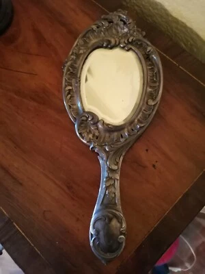 ANCIEN MIROIR AVEC POINCON GALLIA - Photo 1/4