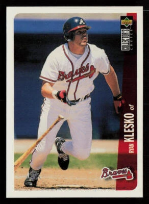 Ryan Klesko 1996 Collector's Choice #460 Atlanta Braves Baseball Card - Image 1 of 2