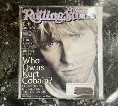 June 6, 2002 Rolling Stone Magazine Issue 897 Kurt Cobain Lisa Lopes RS1315 NICE - Image 1 of 4