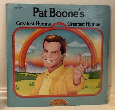 Pat Boone's Greatest Hymns 12” Sealed Double Vinyl LP Record Album Set PAS21024 Foto 1 de 2