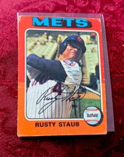 Rusty Staub 1975 Topps Baseball Card # 90, New York Mets