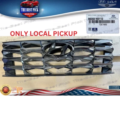 ⭐GENUINO⭐ Parachoques delantero OEM Rejilla para cámara 86350N9110 Hyundai Tucson 2022-2024 Foto 1 de 2