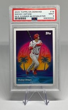 2020 Topps On Demand MLB Summer Blockbuster #18 Shohei Ohtani Angels PSA 9 MINT