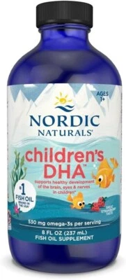 Líquido DHA para niños Nordic Naturals - Aceite Omega-3 DHA para niños, 8 oz. Foto 1 de 4