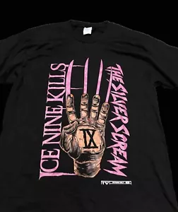 Ice Nine Kills (INK) The Silver Scream Mens Large T-Shirt Brand New - Picture 1 of 3