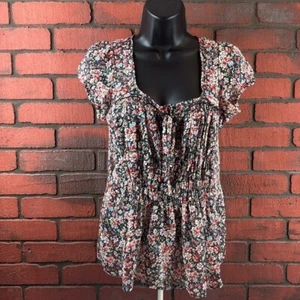 American Rag Damen Medium Blumen Kurzarm Top - Cottagecore, Country, Boho - Bild 1 von 6