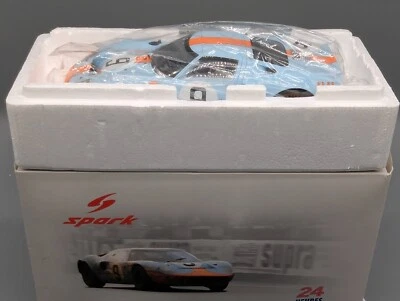 Modellautos 1:18 Spark Ford GT 40 #9 Winner Le Mans 1968 in OVP - Bild 1 von 4