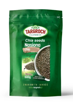 Chia Seeds 500g weight loss Nasiona BŁONNIK TARGROCH