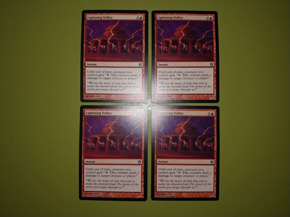 Lightning Volley x4 Born of the Gods 4x Playset Magic the Gathering MTG - Image 1 of 1
