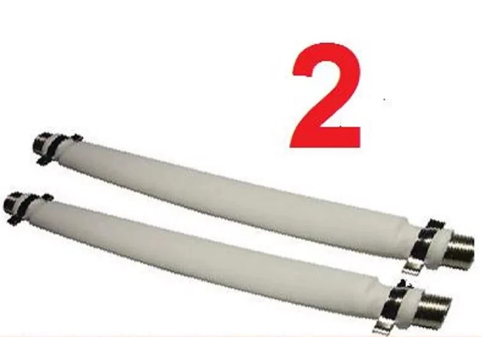 2 FLAT COAXIAL COAX CABLE RG6 DOOR WINDOW HD TV CATV RG59 SATELLITE ANTENNA 5 - Image 1 of 1