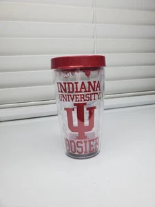 IU Indiana University Hoosiers Cup Football Basketball 16 oz Tumbler Wincraft  - Picture 1 of 7
