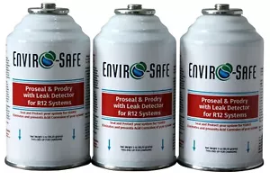Proseal y Prodry con detector de fugas para aire acondicionado automático 3 latas 2103-R12-3 - Imagen 1 de 4