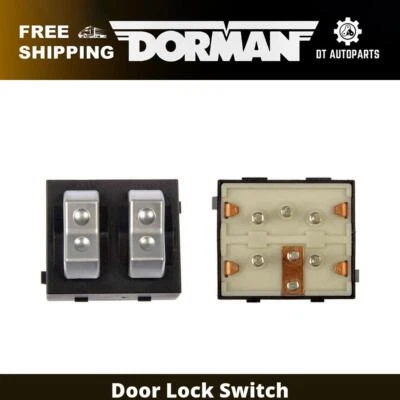 Para 1990-1993 Dodge D350 Dorman interruptor de trava de porta dianteiro esquerdo 1991 1992 - Imagem 1 de 4