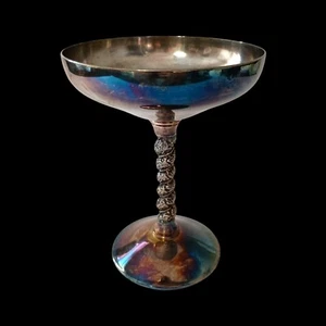 Valero Kelch Kelch Silber Teller Witchy Champagner Sherbet Schale PATINA elegant  - Bild 1 von 15