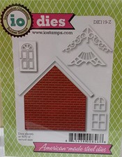 Impression Obsession io Steel Die # DIE119-Z Brick House Die US American Made
