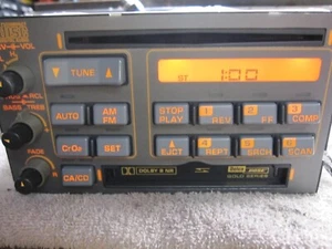 Corvette Bose Gold AM FM CD player Cassette Rebuilt  1990 91 $75 for your old 1 - Foto 1 di 4