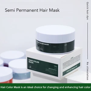 100g Semi Permanent Hair Dye Mask Color Enhancing Safe Long Lasting Color De WPD - Picture 1 of 24