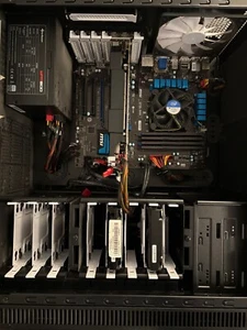 desktop pc i7-3770k 16GB ram 500gb SSD + 4 TB HD + 3 TB HD + Samsung 22" - Afbeelding 1 van 4