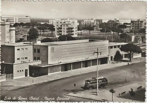 LIDO DI ROMA - OSTIA - NUOVA STAZIONE (ROMA) 1956 - Picture 1 of 1