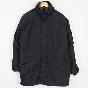 ENGELBERT STRAUSS Men 3 in 1 Jacket Size M Black Full Zip Hood Pockets s10466 - Picture 1 of 9