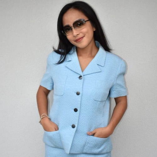 Set abbinato Chanel blu bambino vintage