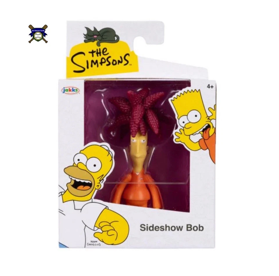 "Figura de acción The Simpsons Sideshow Bob 2,5"" (Wave 2) Jakks Pacific NUEVA" Foto 1 de 1