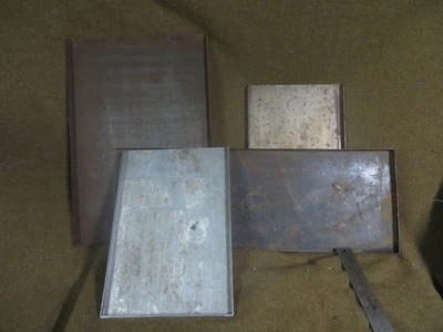 Lot of Vintage Steel, aluminum Letterpress Galley Trays SET OF 4 - Image 1 of 4
