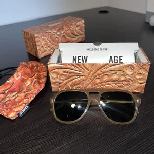 CADDIS THE RCA AVIATOR Polarized SUN GLASSES Polished Hey - Picture 1 of 3
