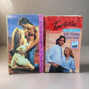 Lot of 2 Romance Novels The Texan by Janice Kaiser and Amelia by Diana Palmer - Bild 1 von 17