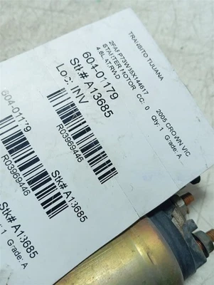 Motor De Arranque Thru 3/13/05 Se Adapta 96-05 CROWN VICTORIA 3969446 Foto 1 de 4