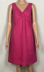 Saint Tropez West Damengröße 6 100 % Leinen rosa ärmelloses Kleid - Bild 1 von 7