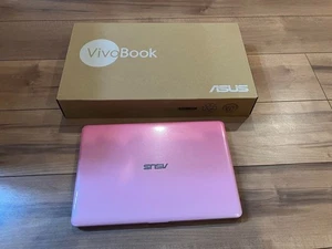 ASUS Vivobook E203NA-464P Intel Celeron N3350 eMMC 64GB RAM 4GB Pink - Picture 1 of 20