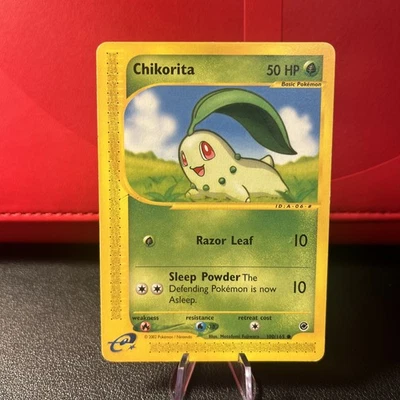 Chikorita 100/165 Common Expedition Base-Set 2002 EN Vintage - Bild 1 von 2