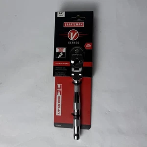 Craftsman 3/8" Drive Flex Head Ratchet V Series CMMT86322V Enclosed Head Design - Picture 1 of 2